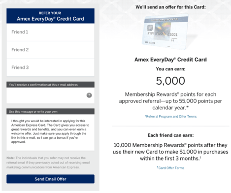 amex refer