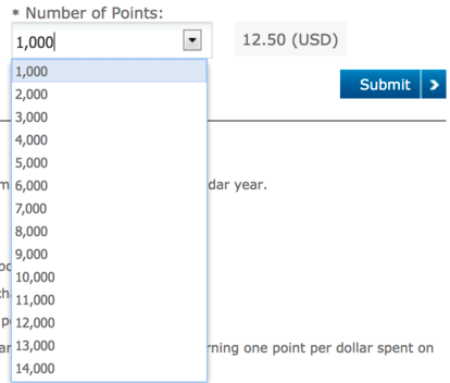 Buy Marriott points