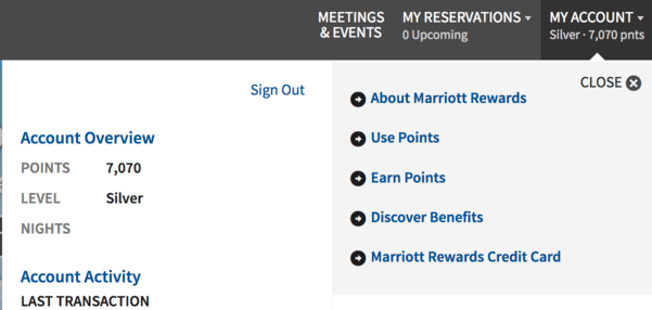 Marriott points